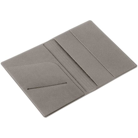 Обложка для паспорта Devon, серая Обложка для паспорта Devon, серая