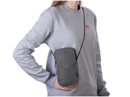 Сумка-чехол Suiper для телефона, серый меланж