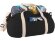 Хлопковая сумка Barrel Duffel, черный/бежевый
