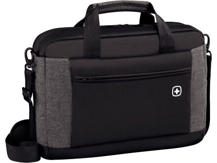 Портфель для ноутбука 16'' WENGER Underground, черный/серый, полиэстер, 43 x 9 x 31 см, 9 л Портфель для ноутбука 16'' WENGER Underground, черный/серый, полиэстер, 43 x 9 x 31 см, 9 л