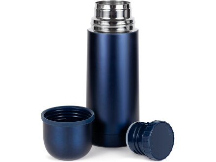 Термос Relaxika 101 (0,35 литра), темно-синий (без лого)