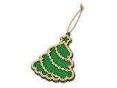 Подвеска деревянная Новогодняя ёлочка Подвеска деревянная Новогодняя ёлочка