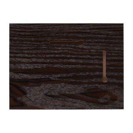 Плакетка Plaque, малая, венге с золотистой пластиной Плакетка Plaque, малая, венге с золотистой пластиной