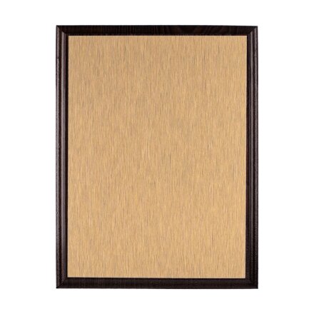 Плакетка Plaque, малая, венге с золотистой пластиной Плакетка Plaque, малая, венге с золотистой пластиной