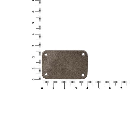 Лейбл кожаный Beta, S, серый Лейбл кожаный Beta, S, серый