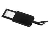 Багажная бирка из PU Fabrizio, черный Багажная бирка из PU Fabrizio, черный