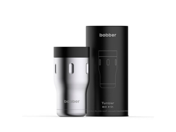 Термос питьевой, вакуумный, бытовой, тм bobber. Объем 0,35 литра. Артикул Tumbler-350 Matte с нанесением логотипа