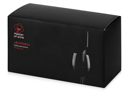 Набор для виски Buddies: 2 бокала, 6 камней, мешочек, коробка Набор для виски Buddies: 2 бокала, 6 камней, мешочек, коробка