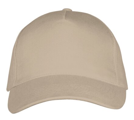Бейсболка Long Beach, бежевая Бейсболка Long Beach, бежевая