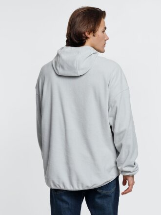 Анорак флисовый унисекс Fliska, светло-серый Анорак флисовый унисекс Fliska, светло-серый