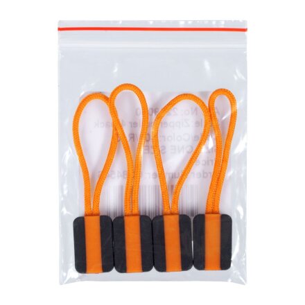 Набор пуллеров для молнии, оранжевый Набор пуллеров для молнии, оранжевый