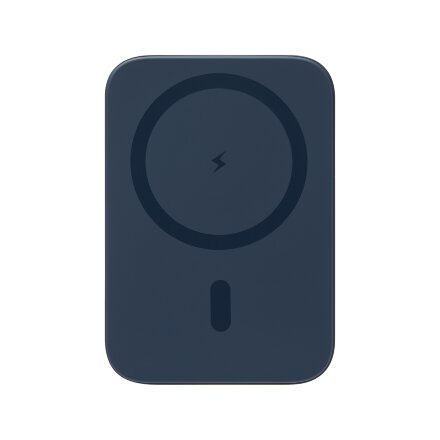 Внешний аккумулятор Union PD 10000mAh с функцией беспроводной зарядки 15W, синий