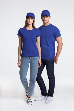 Футболка унисекс T-Bolka 180, ярко-синяя Футболка унисекс T-Bolka 180, ярко-синяя