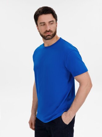 Футболка унисекс T-Bolka 180, ярко-синяя Футболка унисекс T-Bolka 180, ярко-синяя