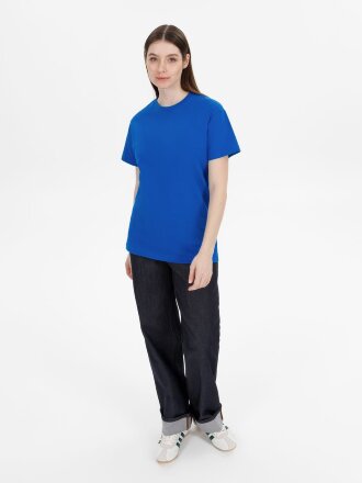 Футболка унисекс T-Bolka 180, ярко-синяя Футболка унисекс T-Bolka 180, ярко-синяя