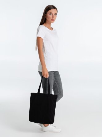 Холщовая сумка Avoska, черная Холщовая сумка Avoska, черная