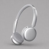 Беспроводные накладные наушники Stereo Light, BT 5.4, 300 мАч, cеребристый, Deppa Беспроводные накладные наушники Stereo Light, BT 5.4, 300 мАч, cеребристый, Deppa