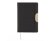 Записная книжка Pierre Cardin чёрная, 14 х 20,5 см