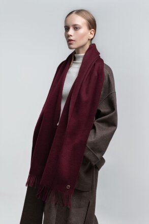 Шарф Noble, бордовый Шарф Noble, бордовый