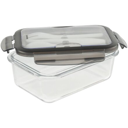 Ланчбокс Hard Work, серый Ланчбокс Hard Work, серый