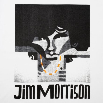 Футболка «Меламед. Jim Morrison», белая Футболка «Меламед. Jim Morrison», белая