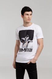 Футболка «Меламед. Jim Morrison», белая Футболка «Меламед. Jim Morrison», белая