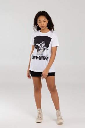 Футболка «Меламед. Jim Morrison», белая Футболка «Меламед. Jim Morrison», белая