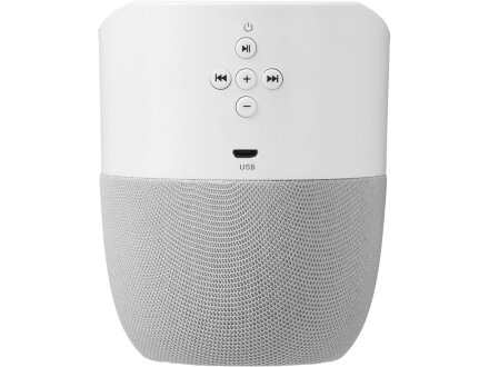 Портативная колонка с беспроводной зарядкой Shuttle, 5 Вт, белый Портативная колонка с беспроводной зарядкой Shuttle, 5 Вт, белый