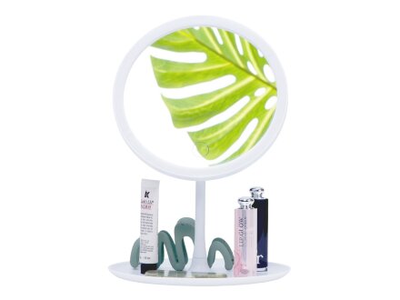 Косметическое зеркало с LED-подсветкой Beautific, белый Косметическое зеркало с LED-подсветкой Beautific, белый