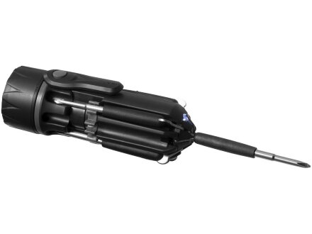 Фонарик с отвертками Spidey 8 в 1, черный Фонарик с отвертками Spidey 8 в 1, черный