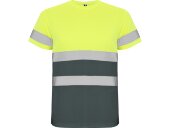 Футболка Delta мужская, свинцовый/неоновый желтый Футболка Delta мужская, свинцовый/неоновый желтый