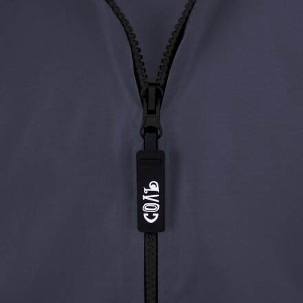 Дождевик «Не капай на мозг», темно-синий Дождевик «Не капай на мозг», темно-синий