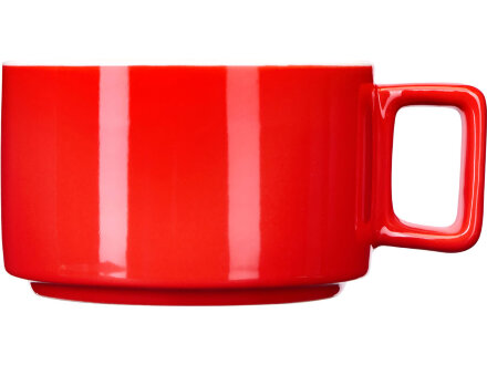 Набор чашка с бамбуковым блюдцем Sheffield, красный Набор чашка с бамбуковым блюдцем Sheffield, красный