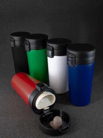 Термостакан с ситечком No Leak Infuser, красный Термостакан с ситечком No Leak Infuser, красный