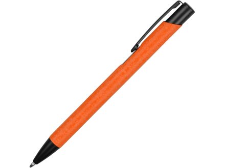 Ручка металлическая шариковая Crepa, оранжевый/черный Ручка металлическая шариковая Crepa, оранжевый/черный