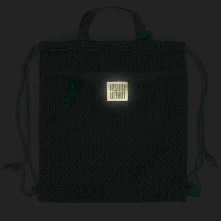 Лейбл светоотражающий Tao, L, серый