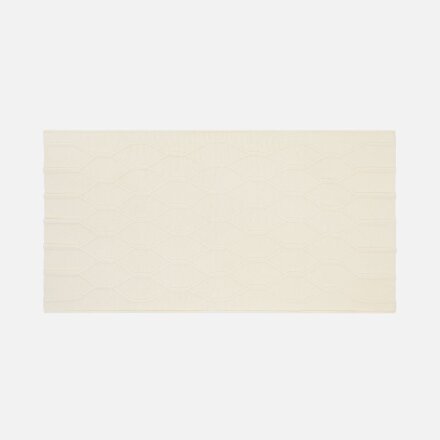 Плед Curve Verve, молочно-белый