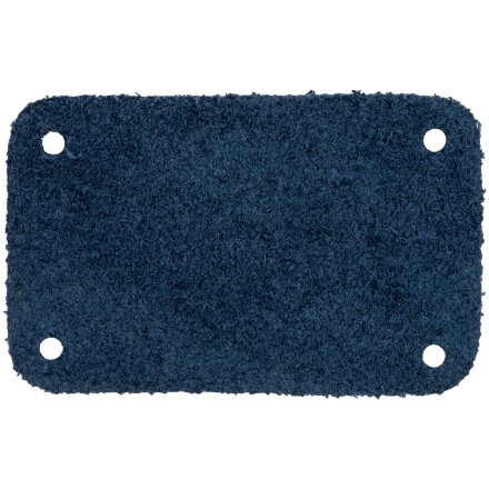 Лейбл кожаный Beta, S, синий Лейбл кожаный Beta, S, синий