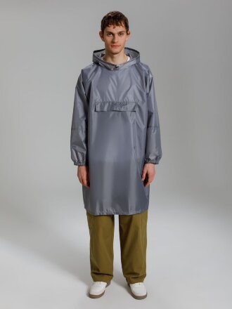 Дождевик-анорак Alatau, серый, единый размер Дождевик-анорак Alatau, серый, единый размер