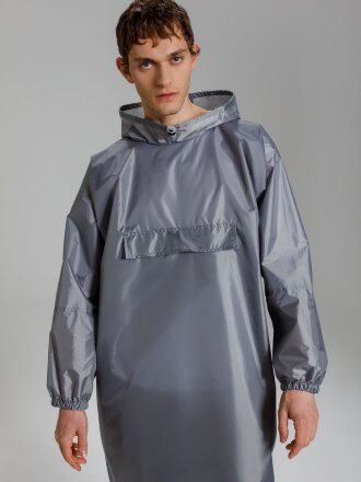 Дождевик-анорак Alatau, серый, единый размер Дождевик-анорак Alatau, серый, единый размер