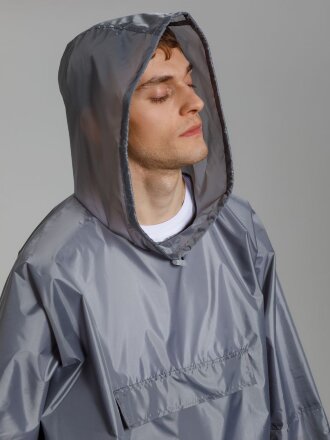 Дождевик-анорак Alatau, серый, единый размер Дождевик-анорак Alatau, серый, единый размер