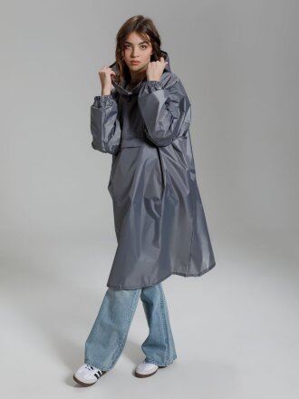 Дождевик-анорак Alatau, серый, единый размер Дождевик-анорак Alatau, серый, единый размер