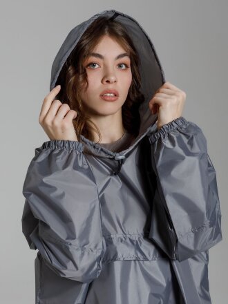 Дождевик-анорак Alatau, серый, единый размер Дождевик-анорак Alatau, серый, единый размер