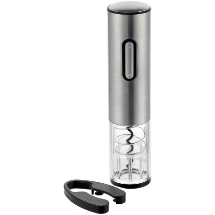 Винный набор Wine Diesel, серебристый Винный набор Wine Diesel, серебристый