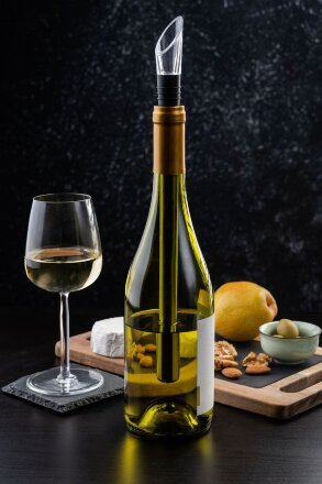 Винный набор Wine Diesel, серебристый Винный набор Wine Diesel, серебристый