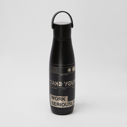 Термобутылка вакуумная герметичная Bosca, черная