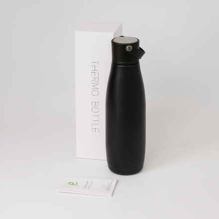 Термобутылка вакуумная герметичная Bosca, черная