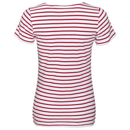 Футболка Miles Women белая с красным Футболка Miles Women белая с красным