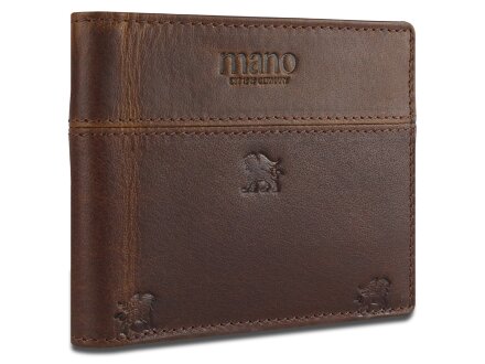 Портмоне Mano Don Leon, натуральная кожа в коричневом цвете, 11 х 8,6 см Портмоне Mano Don Leon, натуральная кожа в коричневом цвете, 11 х 8,6 см