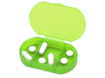 Таблетница, зеленое яблоко Таблетница, зеленое яблоко